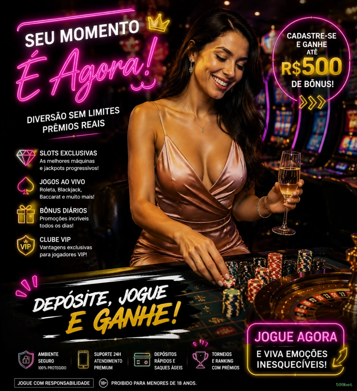 Comparação APP mobile vs versão web da 599bet